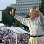 Luis Palau ministering later in life