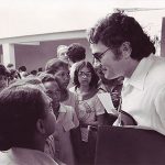 Luis Palau ministering to youth